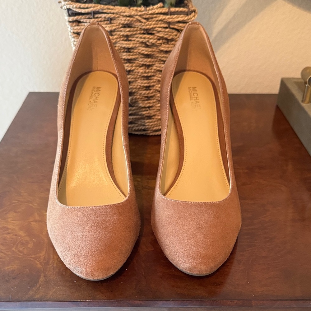 Michael Kors Brown Suede Heels
